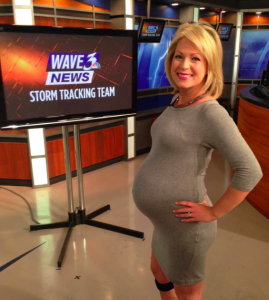 WAVE's Lauren Jones and her baby bump