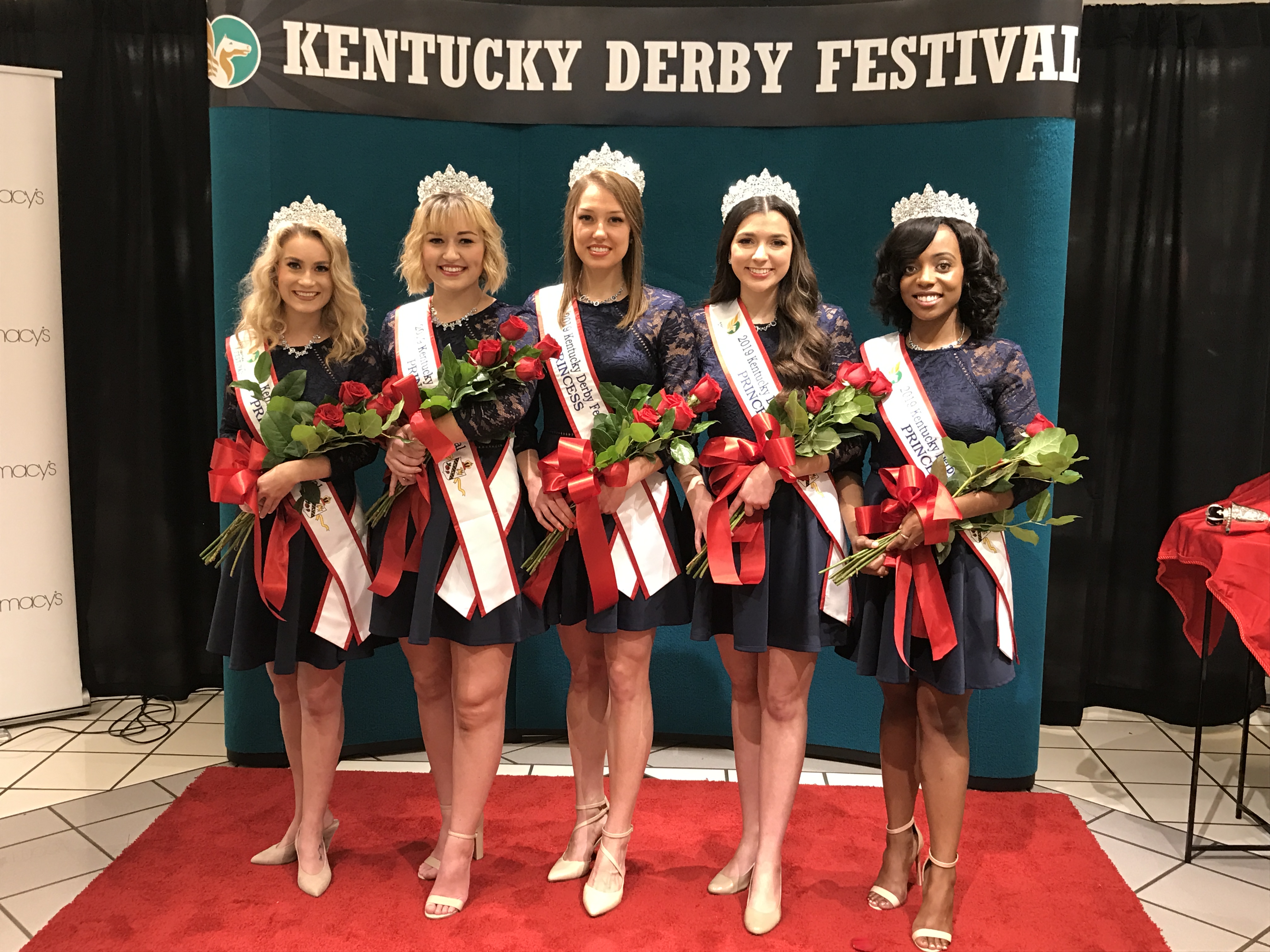 Pictured from left to right – Allison Spears, Kelsey Sutton, Elizabeth Seewer, Mary Baker, and Brittany Patillo.