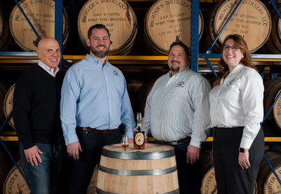 (from left to right) Michter's President Joseph J. Magliocco, Michter's Distiller Matt Bell, Michter's Master Distiller Dan McKee, Michter's Master of Maturation Andrea Wilson